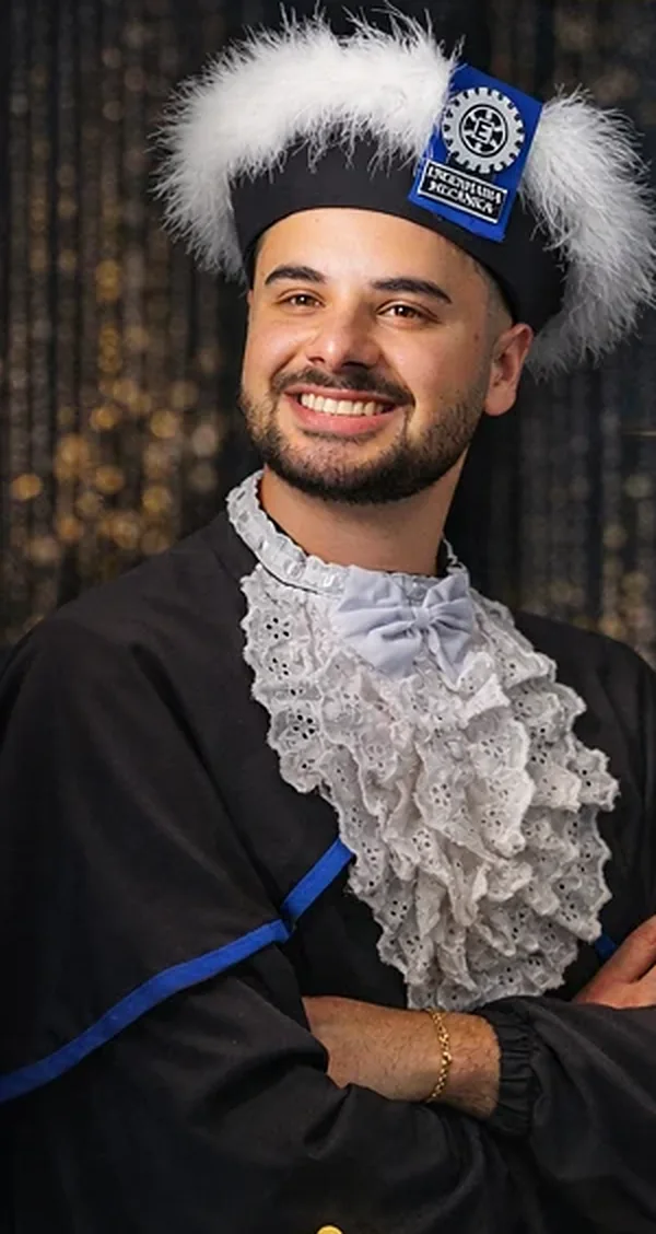 Matheus Magro, engenheiro mecânico e de segurança do trabalho